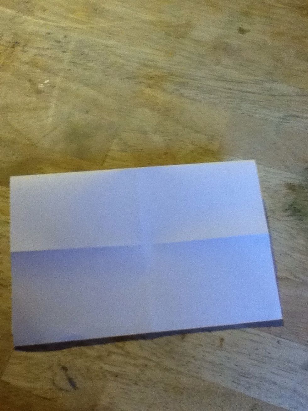 Fold hamburger style again.