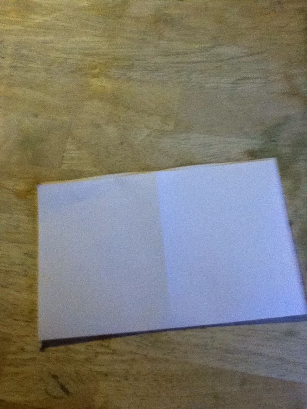 Fold hamburger style.