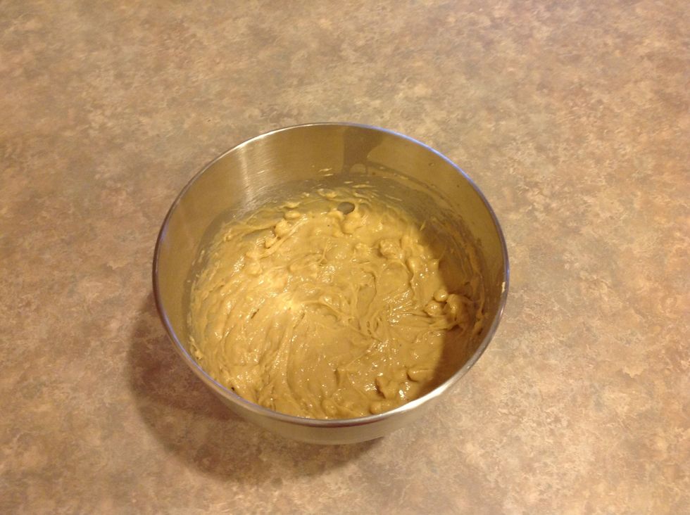 Fold in bananas, vanilla, and nuts.
