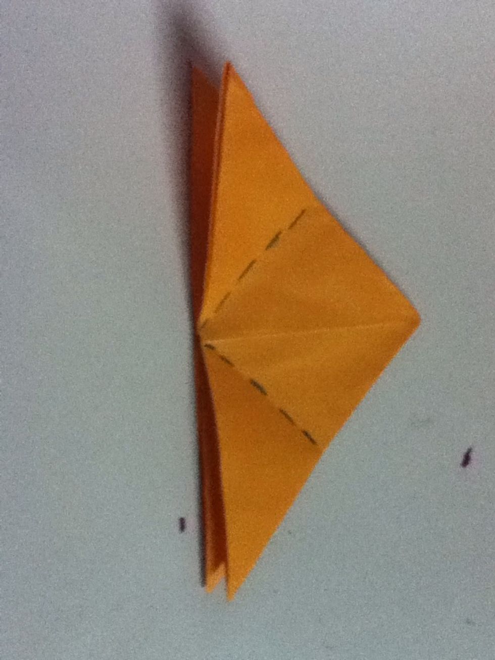 Fold in doted line