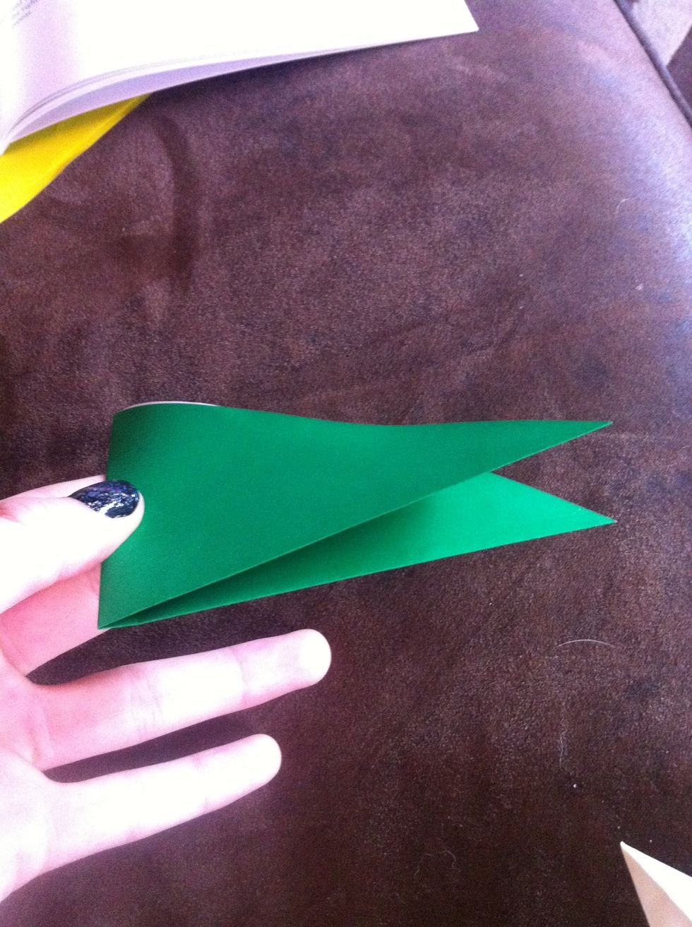 Fold in half again, left to right