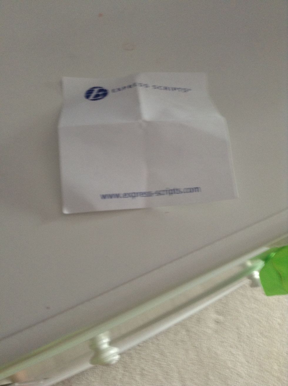 Fold in half again so it is in 1/4.