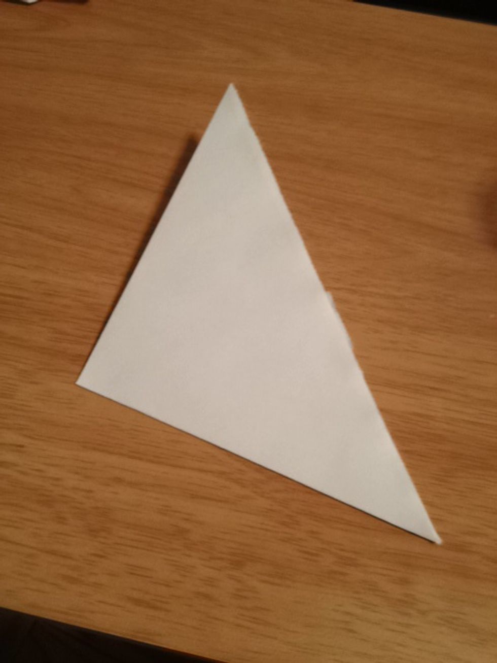 Fold in half again.