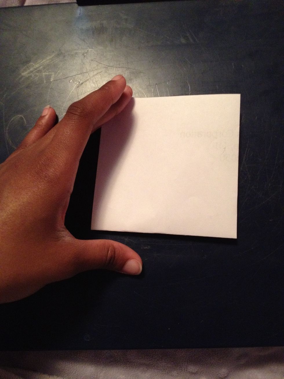 Fold in half again.