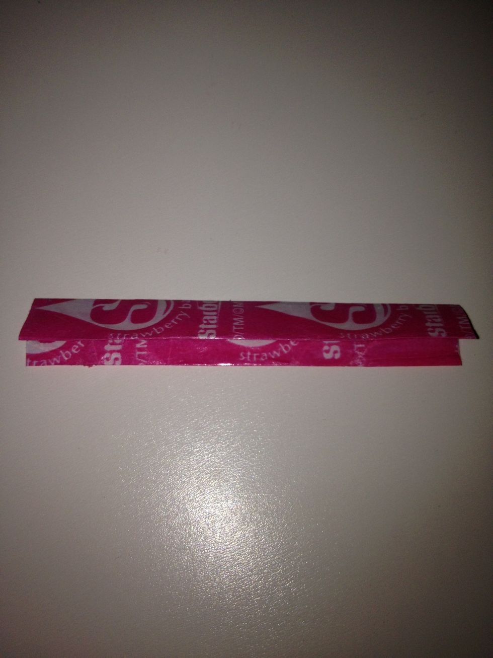 Fold in half. Hot-dog style. Lol.