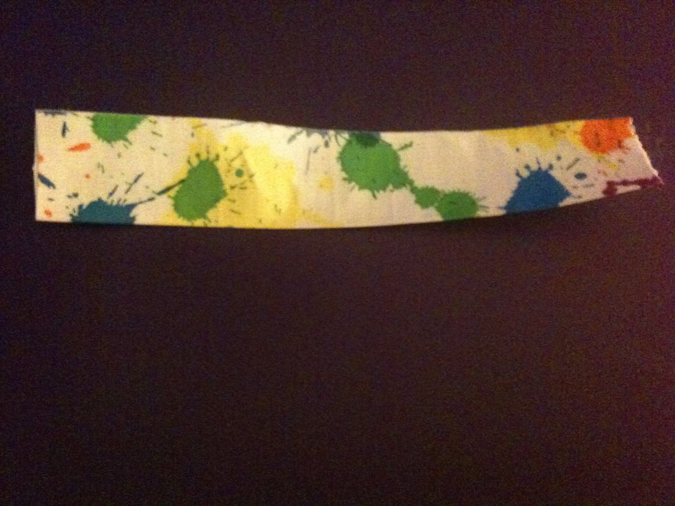 Fold in half "hotdog" style.