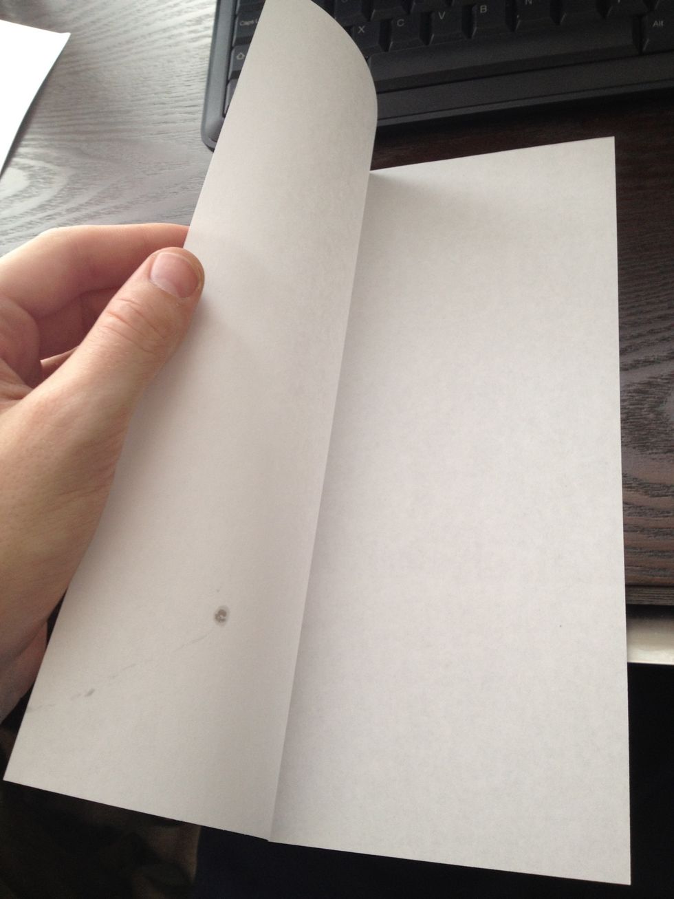 Fold in half lengthwise