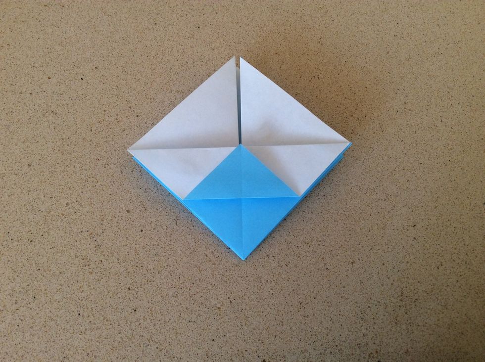 Fold in half so that it looks like this.