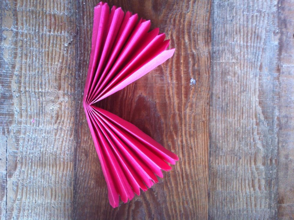 Fold in half to create a center crease
