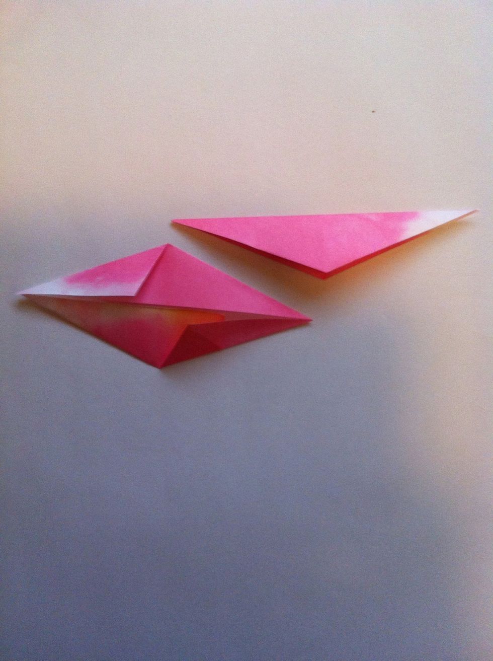 Fold in half.