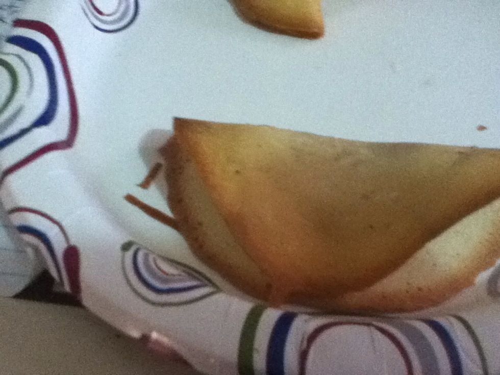 fold in half