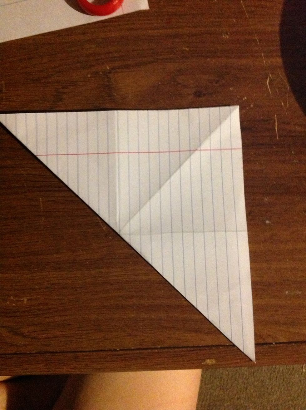 Fold in half