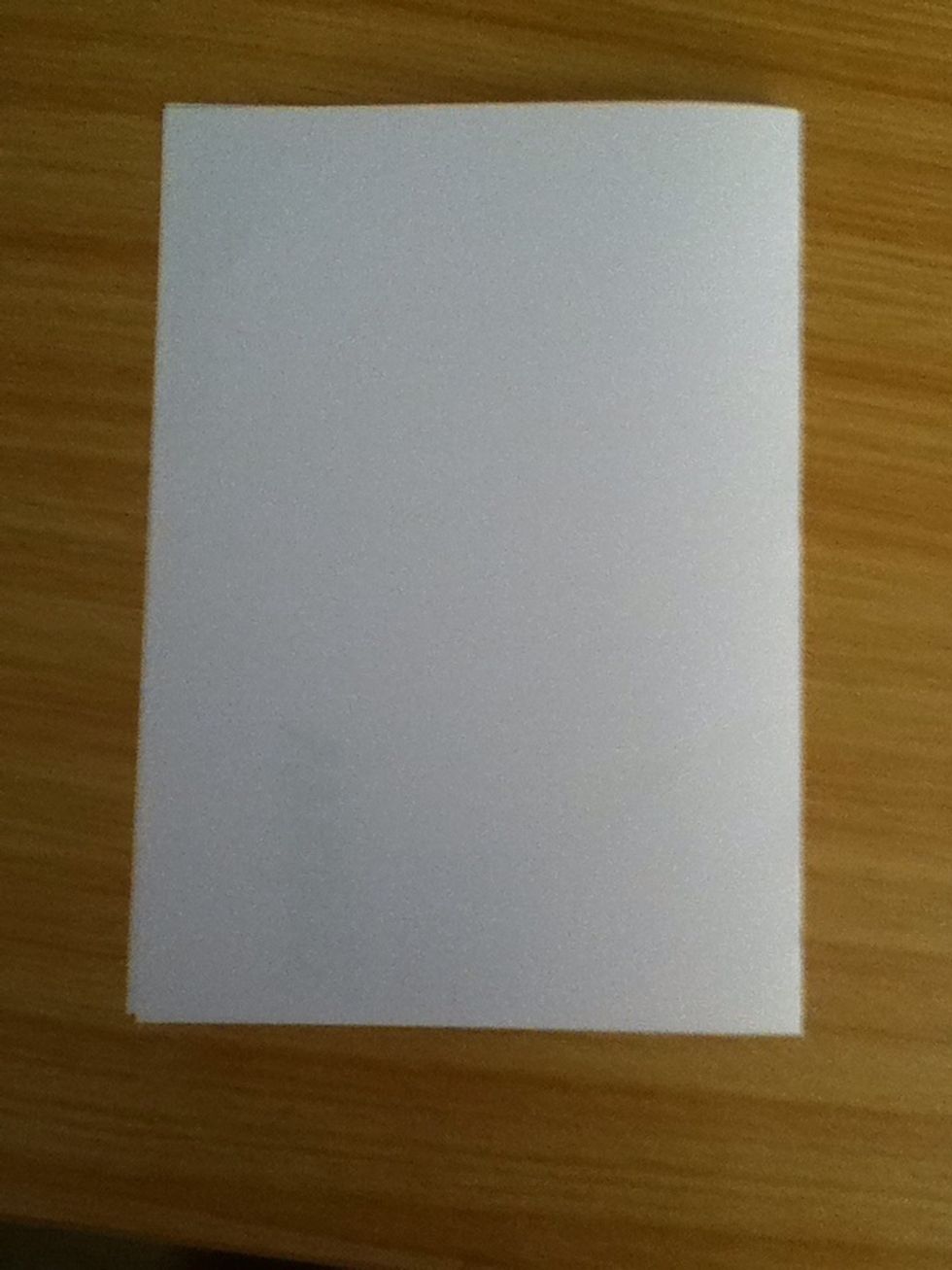 Fold in half.