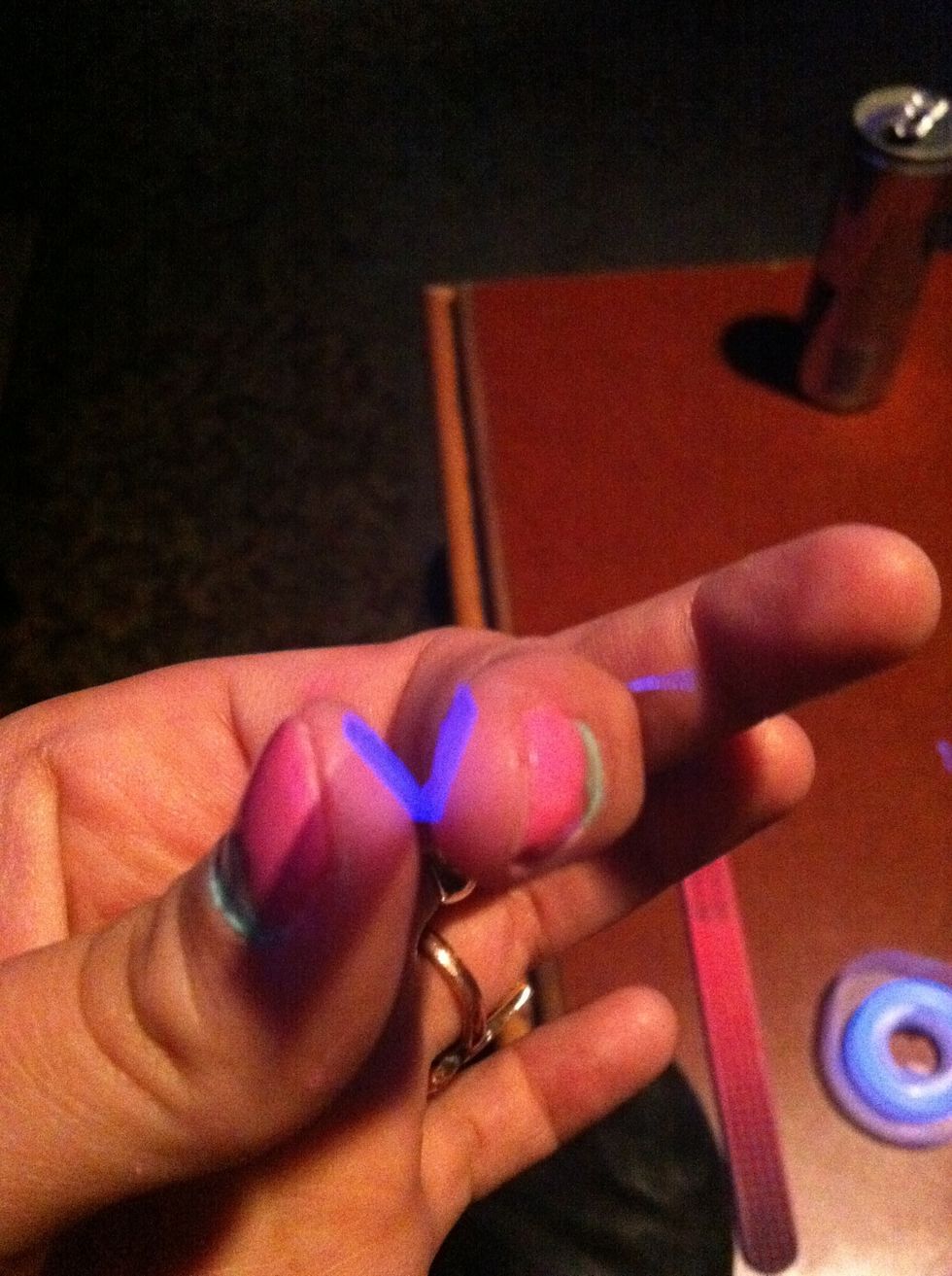 Fold in half