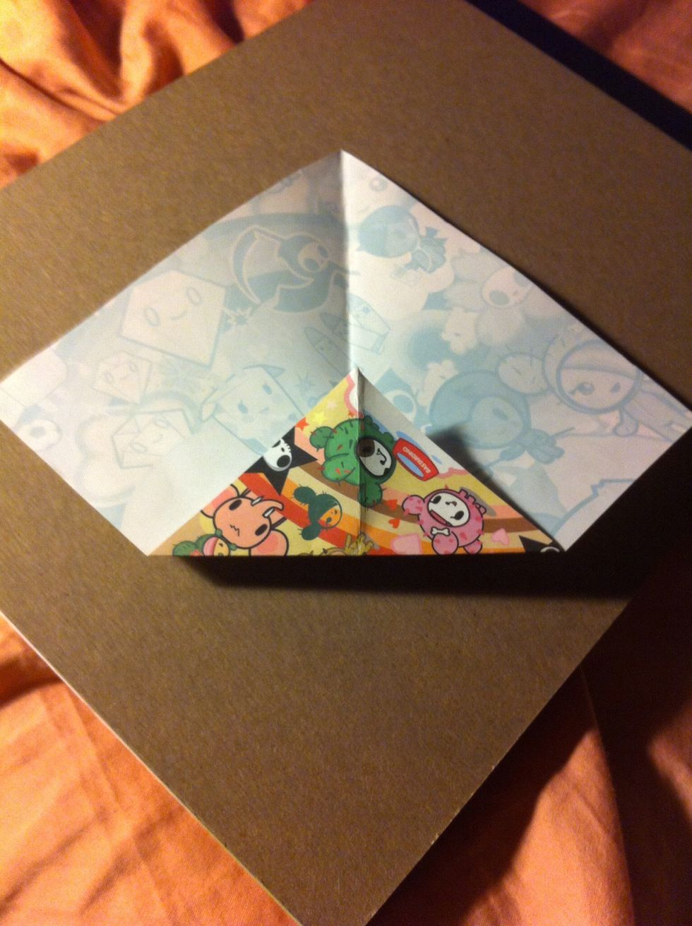 Fold in the four corners