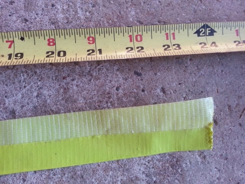 Fold into 3rds (lengthwise)