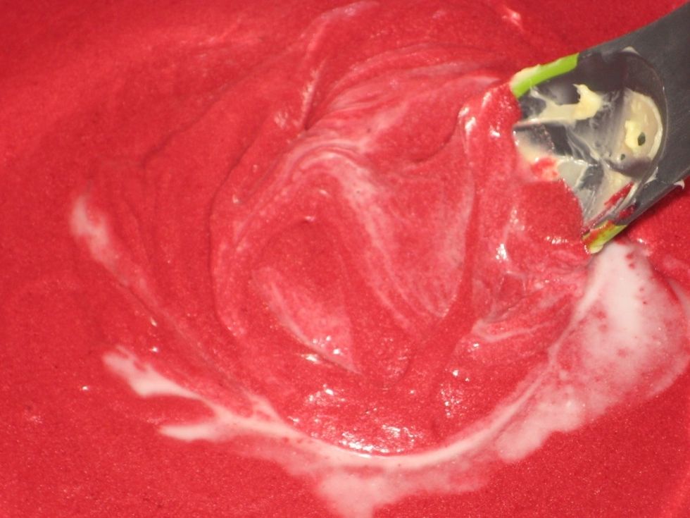 Fold into the batter.