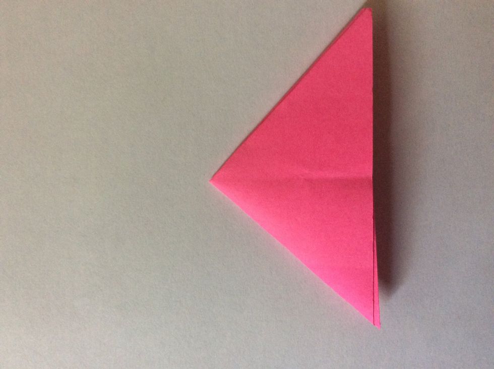 Fold it diagonally again