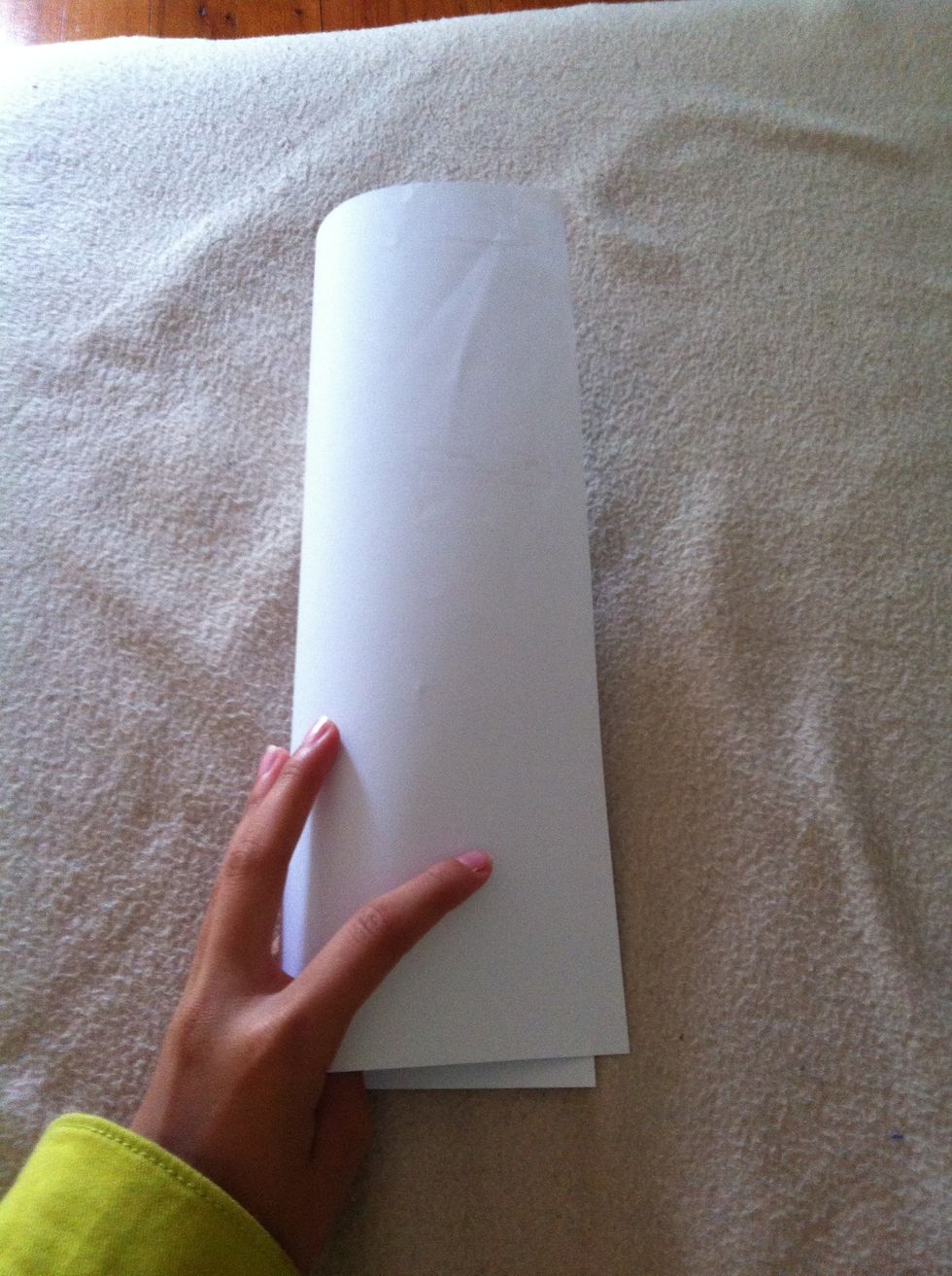 Fold it down the middle