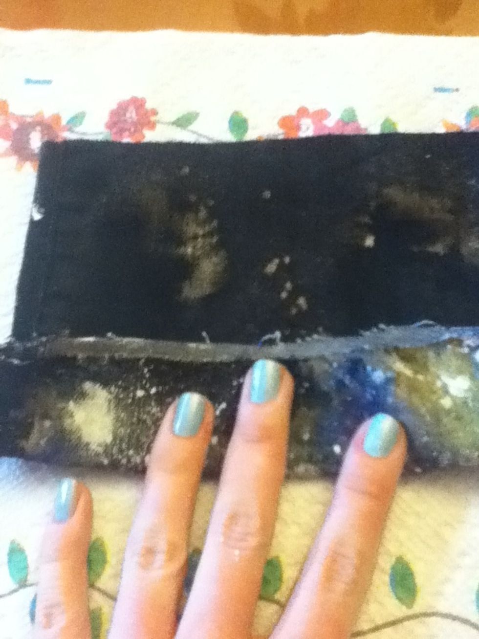 Fold it half way as shown.