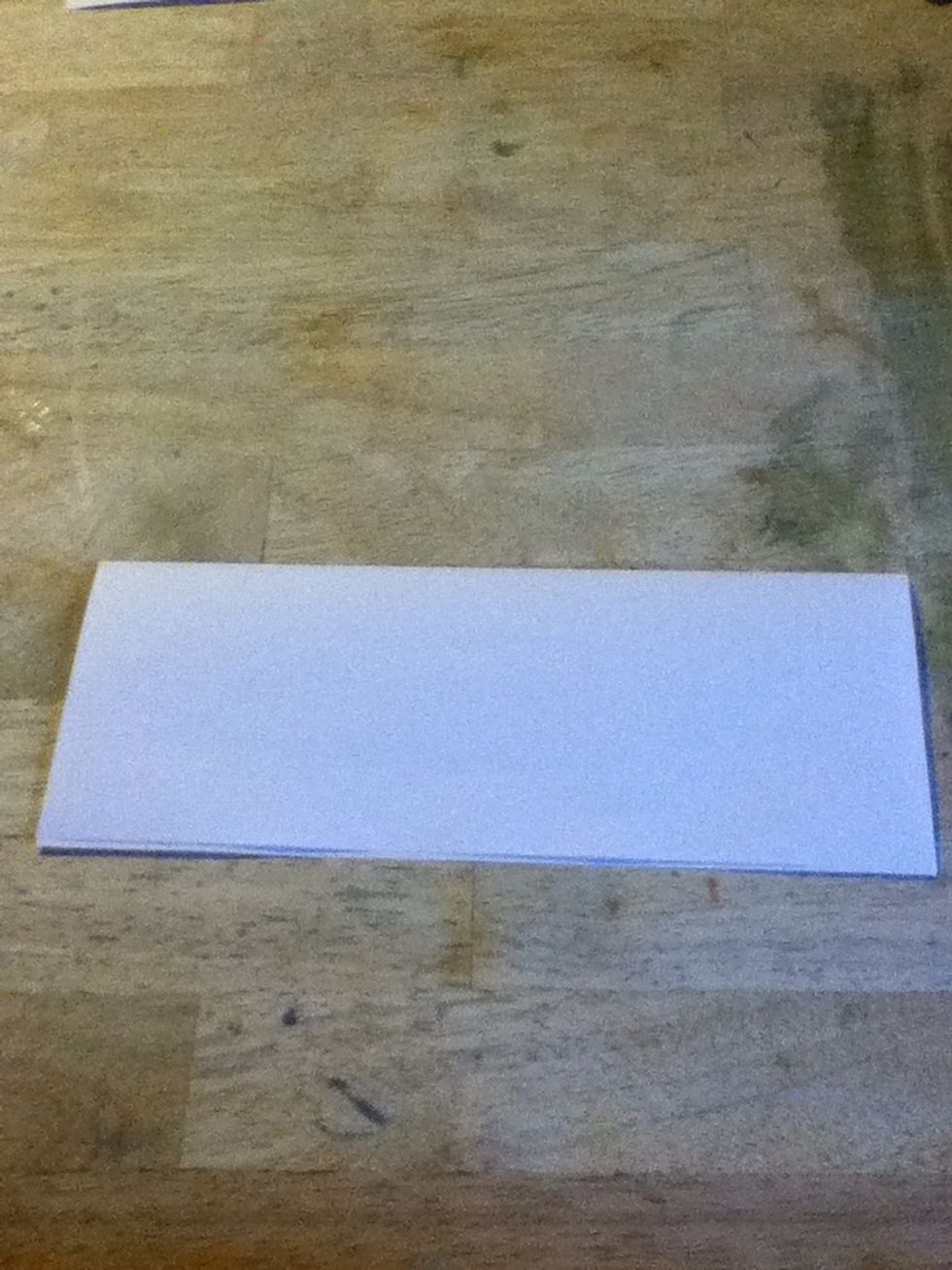 Fold it hotdog style.