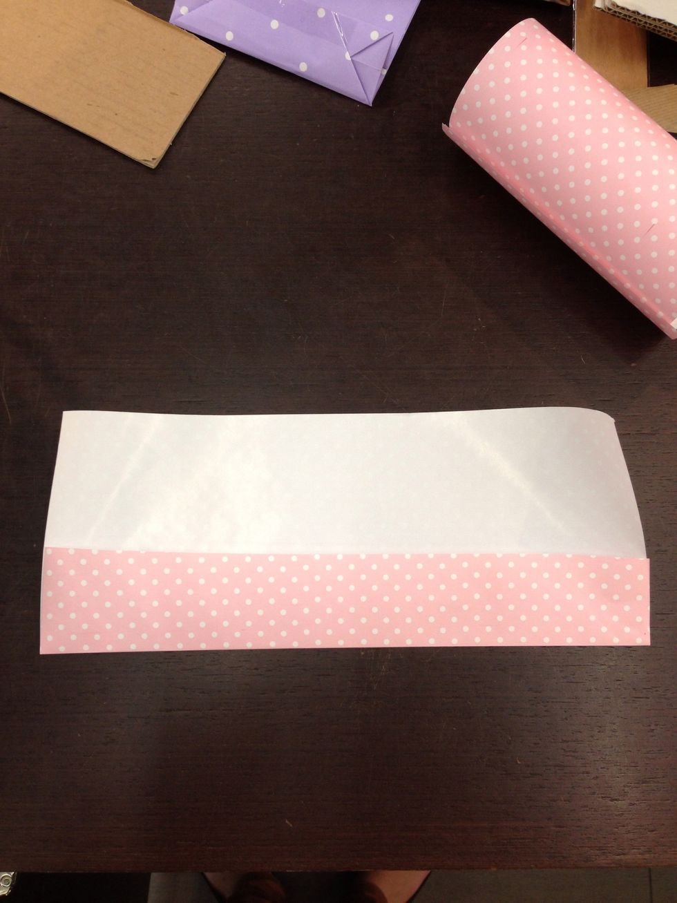 Fold it in almost a half