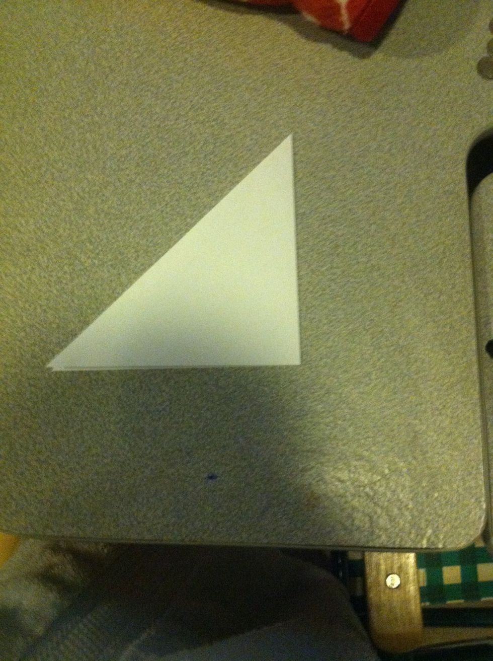 Fold it in half again.