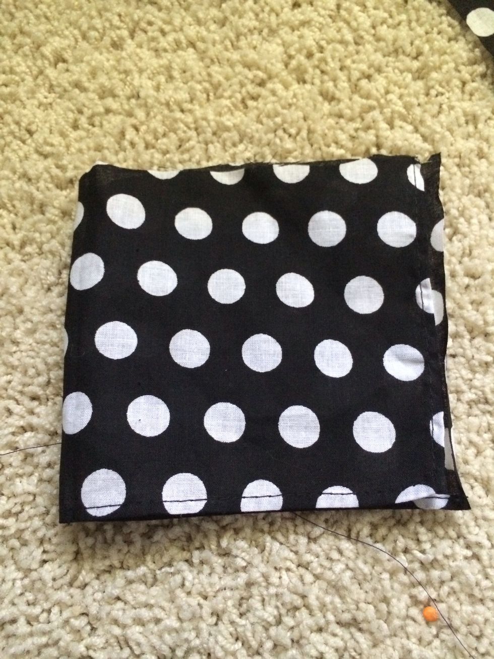 Fold it in half and start sewing