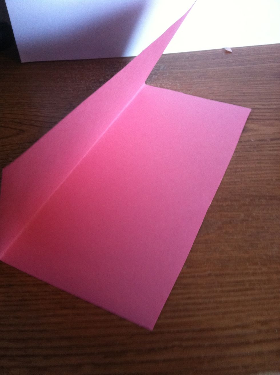 Fold it in half like shown.