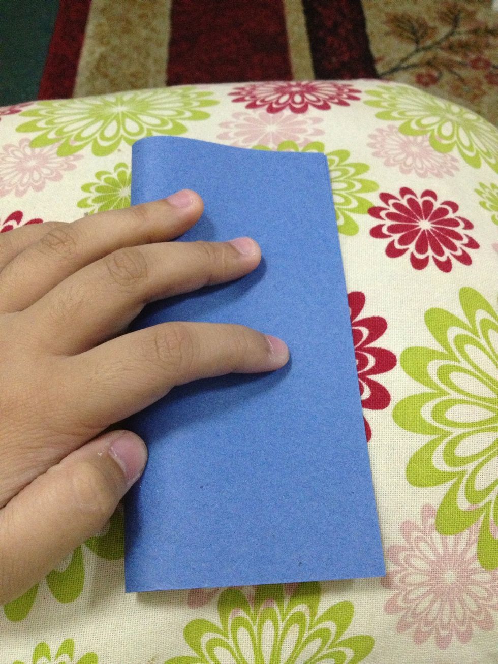 Fold it in half.