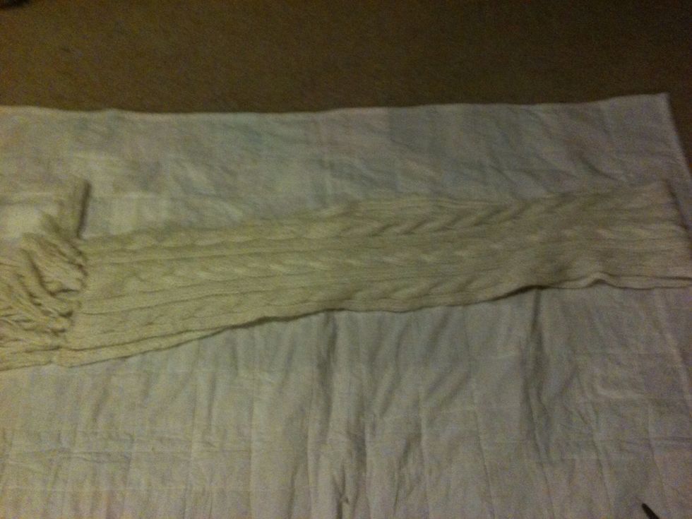 Fold it in half.