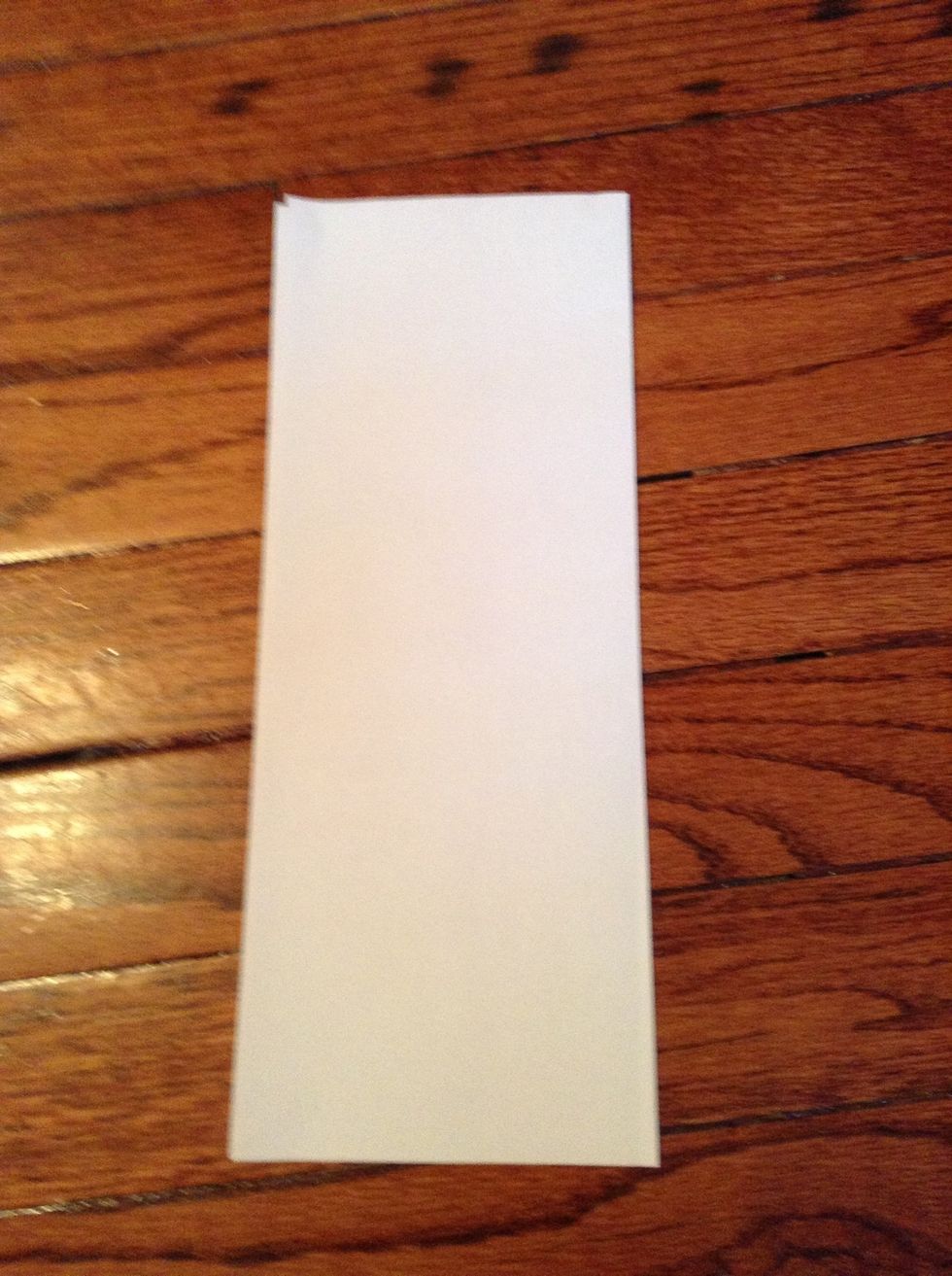 Fold it in have-long ways.