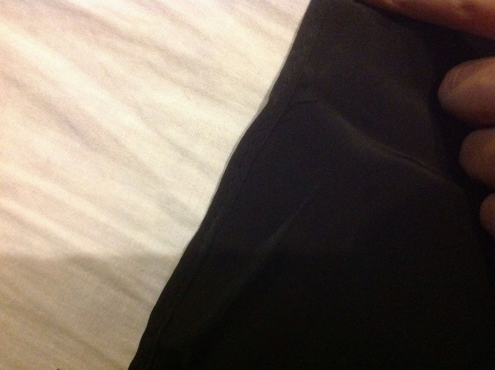 Fold it in twice and hem.