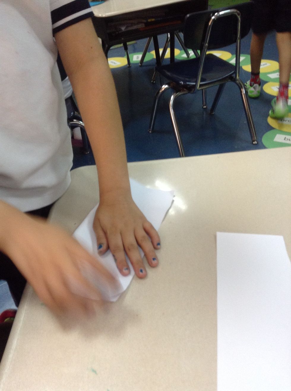 Fold it into a regtangle