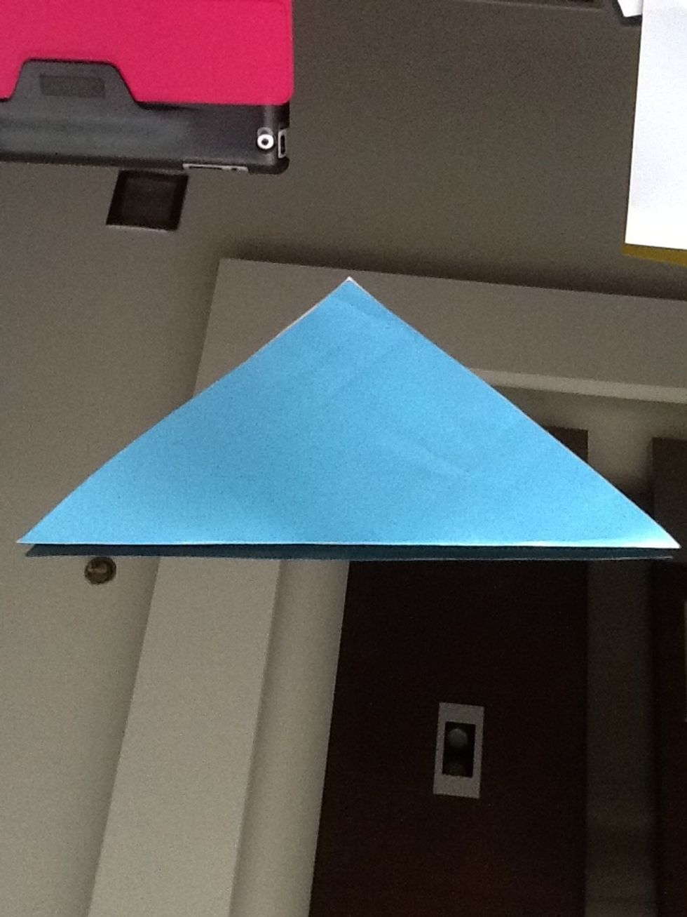 Fold it into a triangle