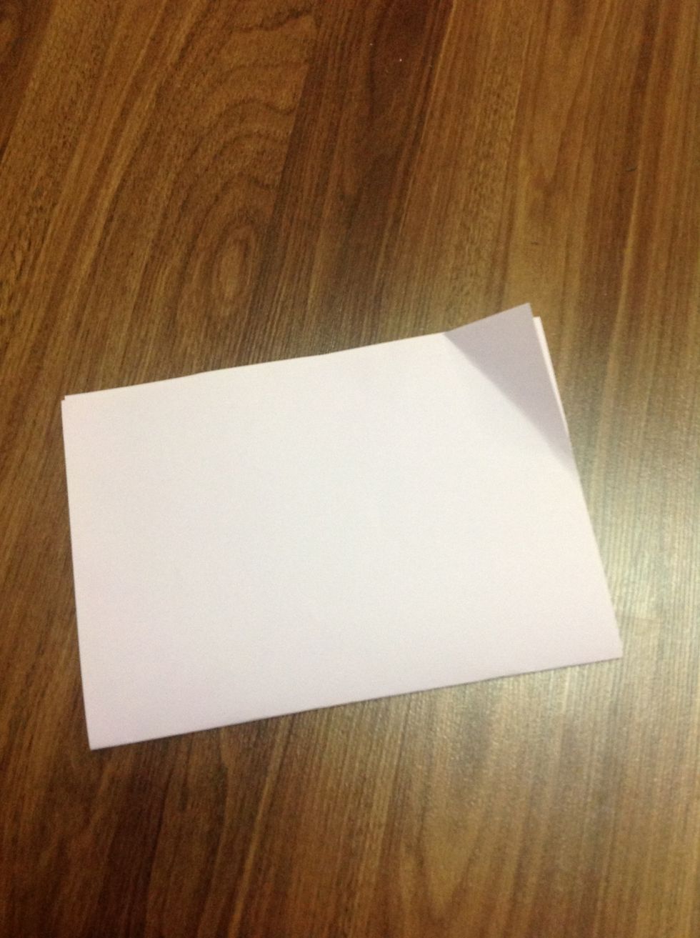 Fold it into half like this