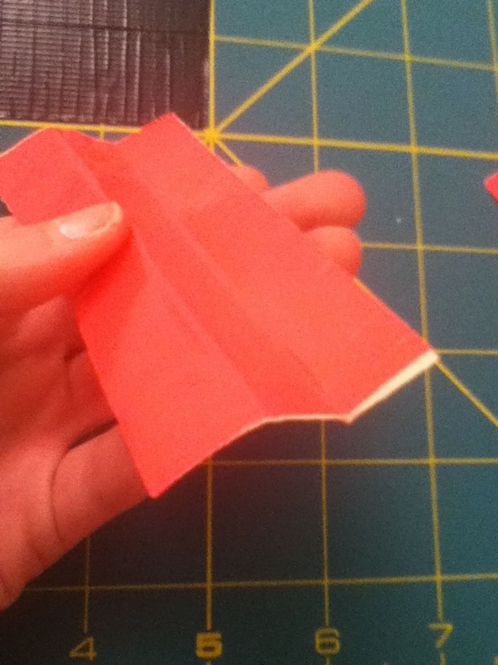 Fold it into thirds.