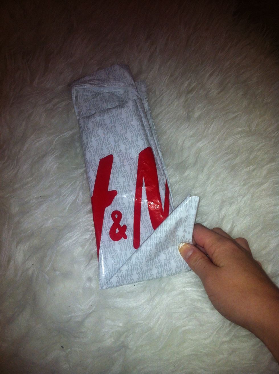 Fold it normally, like this.