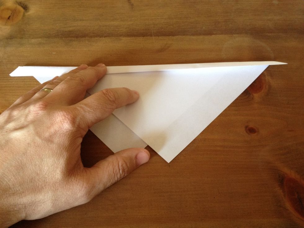 Fold it over 2 more times.