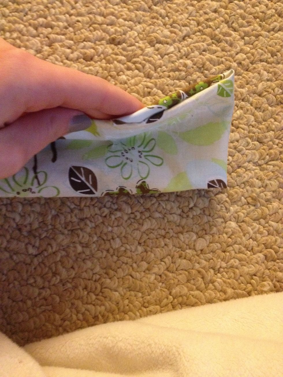 Fold it over like you did for the first flap.