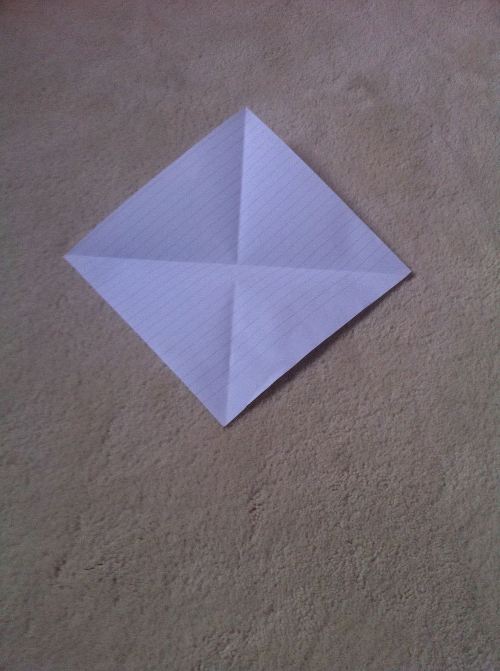 Fold it the other way across