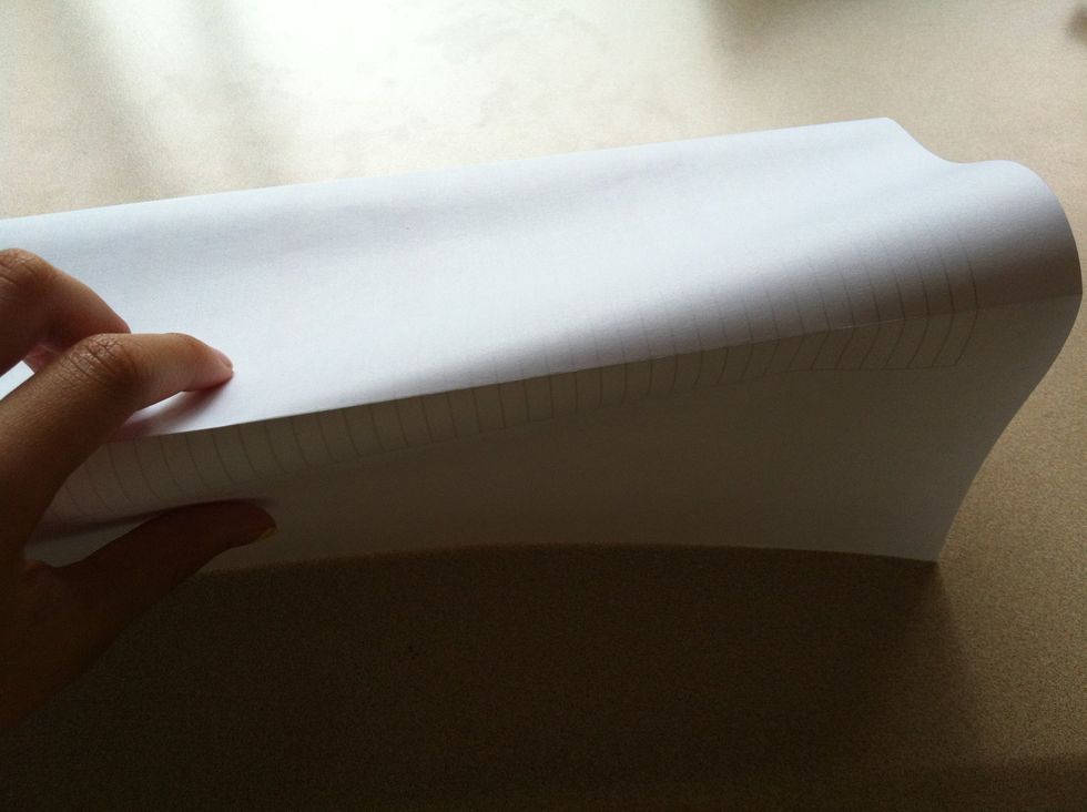 Fold it the other way (these next few steps are optional, but will get u a cleaner cut)