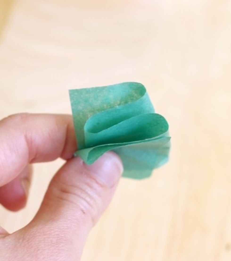 Fold it to look like an accordion