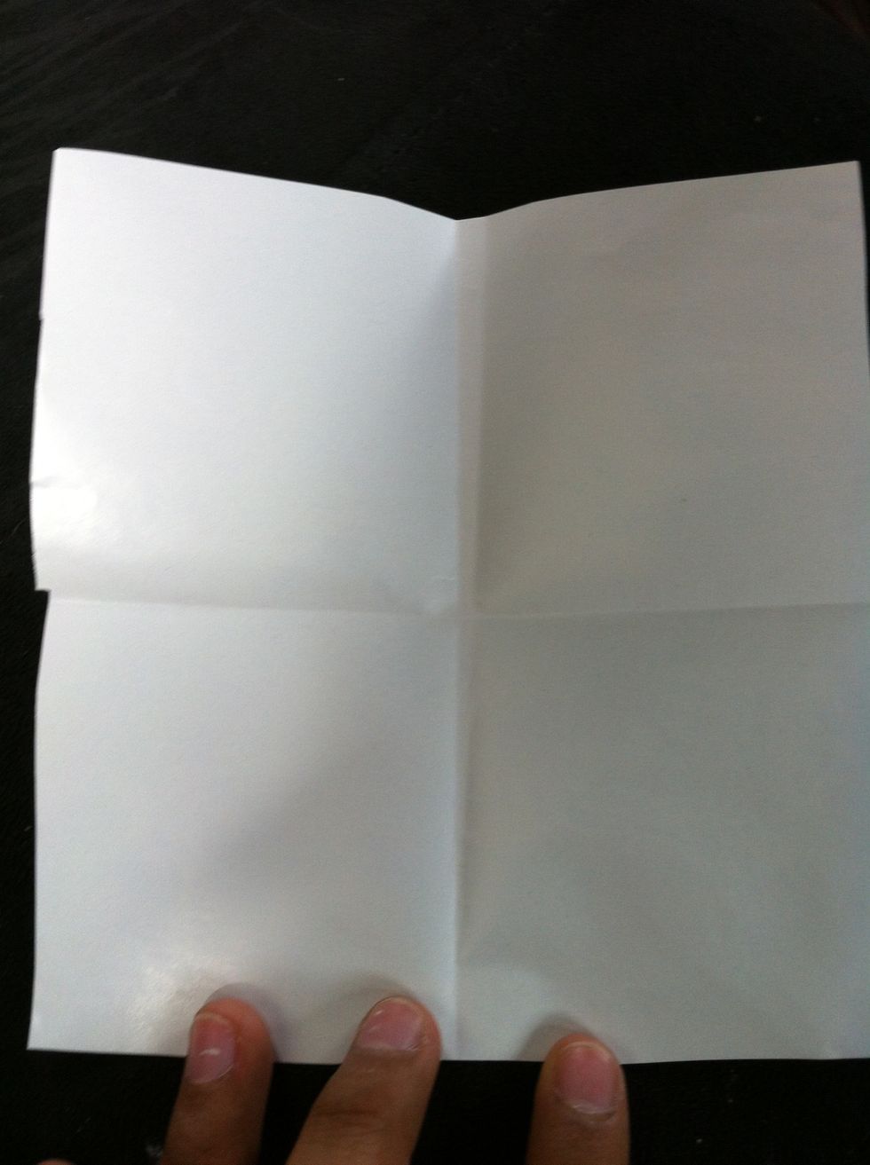 Fold it until it looks like this