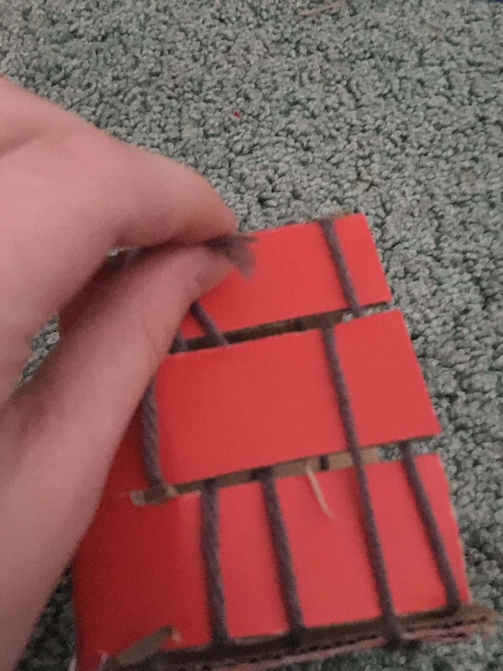 Fold it up and weave string around it