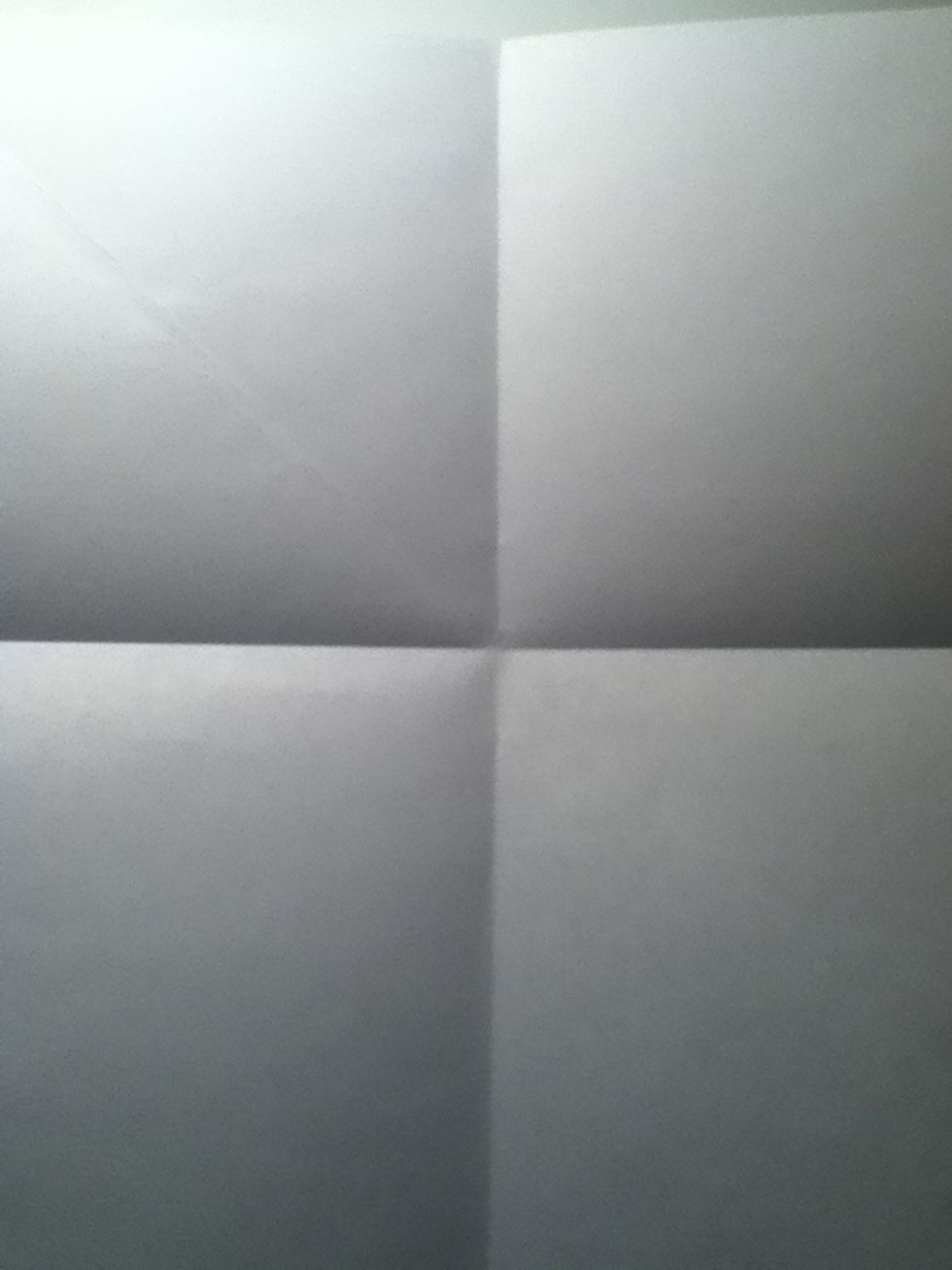 Fold left side to the right side