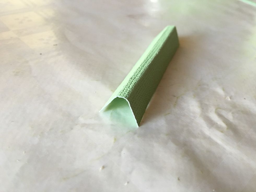 Fold on the score lines.