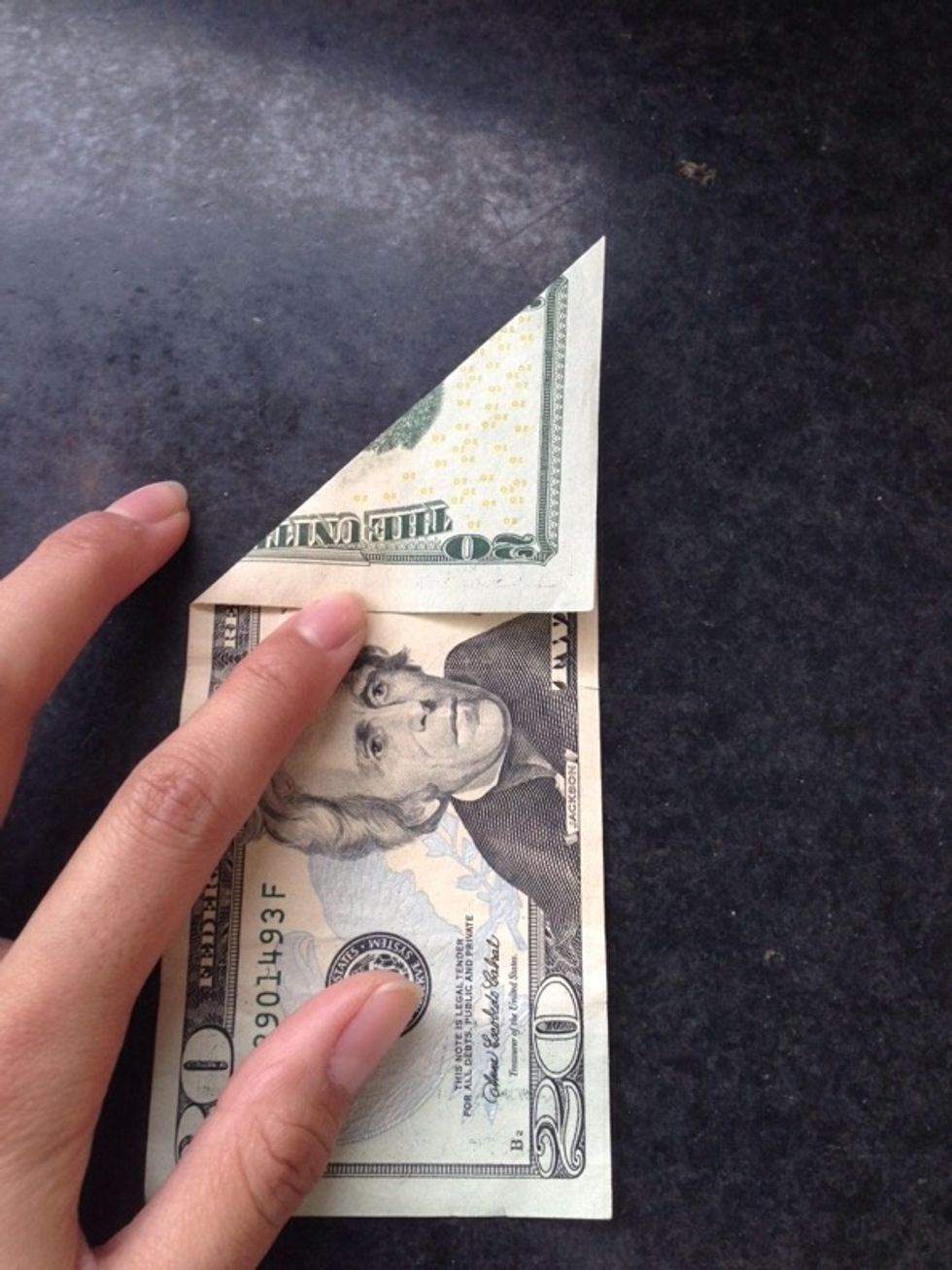 Fold other side