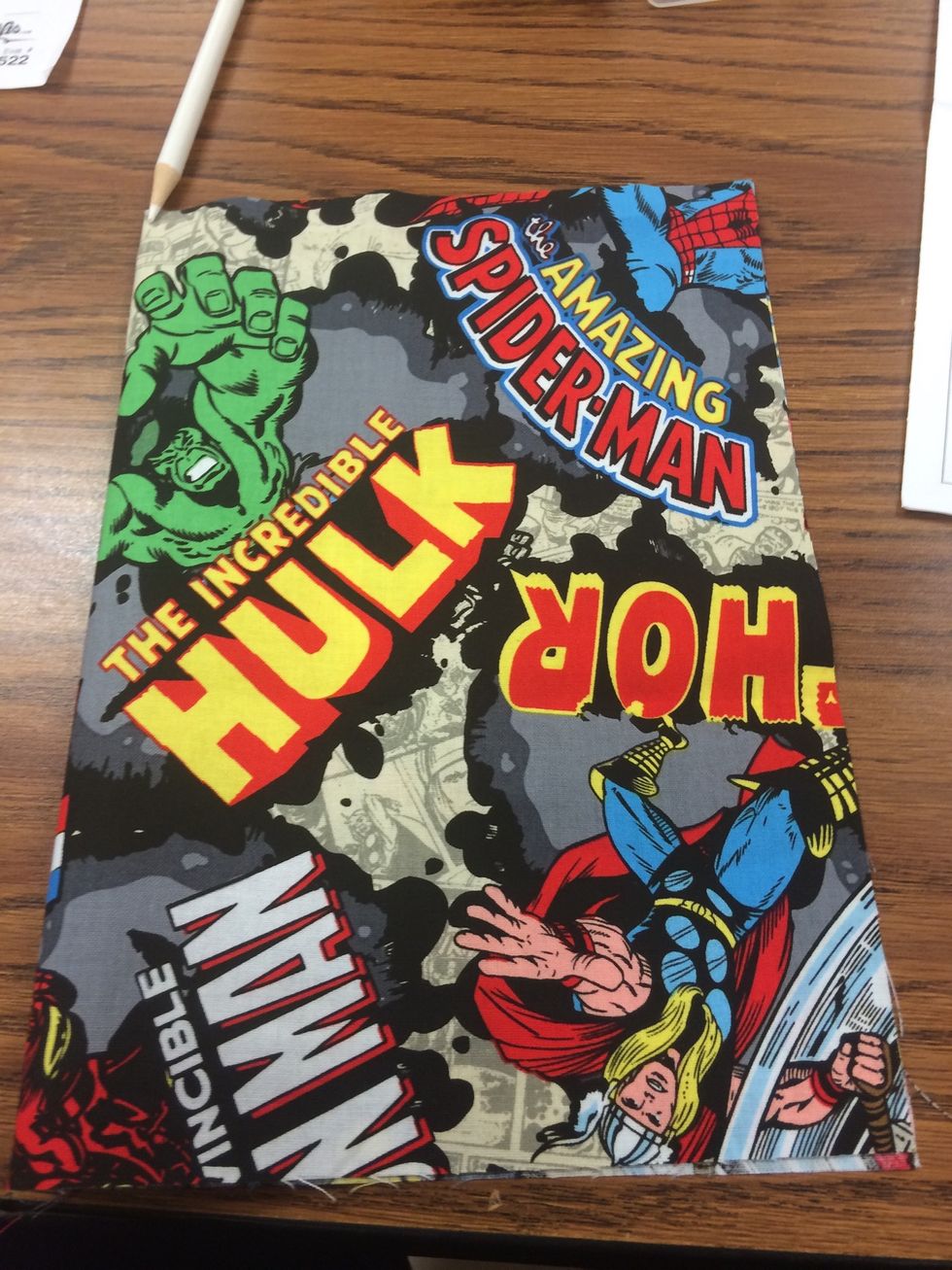 Fold pocket piece in half (hamburger style)