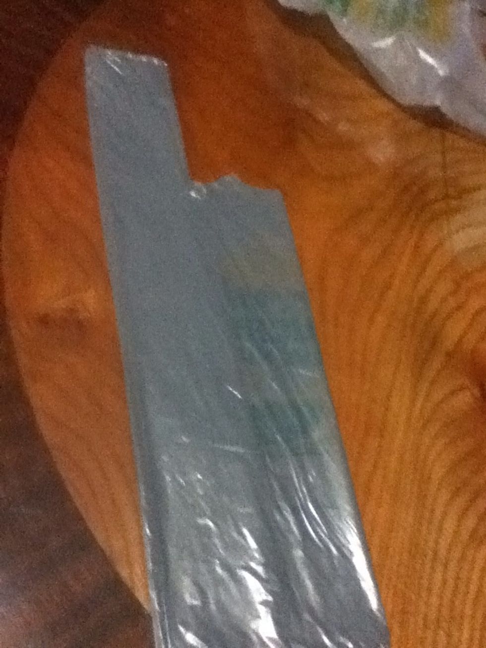 fold the bag in half